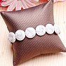 Howlit white disks bracelet RB Design 182