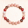 Sunstone, black and carnelian bracelet RB Design 185