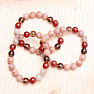 Sunstone, black and carnelian bracelet RB Design 185