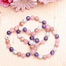 Sun and Moonstone, Lepidolite and Jadeite Bracelet RB Design 186