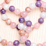 Sun and Moonstone, Lepidolite and Jadeite Bracelet RB Design 186