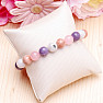 Sun and Moonstone, Lepidolite and Jadeite Bracelet RB Design 186