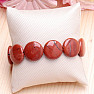 Red jasper discs bracelet RB Design 188