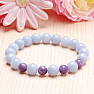 Angelite with lepidolite bracelet RB Design 189