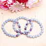 Angelite with lepidolite bracelet RB Design 189