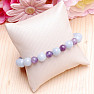 Angelite with lepidolite bracelet RB Design 189