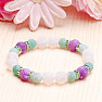 Cracked agate multicolor bracelet RB Design 190