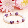 Moonstone with lepidolite bracelet RB Design 192