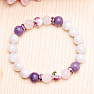 Moonstone with lepidolite bracelet RB Design 192