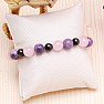 Lepidolite, jadeite and obsidian designer bracelet RB Design 193