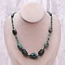 Emerald and black luxury spinel necklace