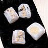 Reiki set of moonstone with symbols of Usui Reiki