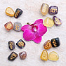 Reiki set of fluorite stones with Reiki symbols