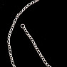 Chain figaro style stainless steel 44.5 cm variant II