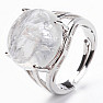 Crystal ring adjustable size