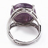 Amethyst ring adjustable size