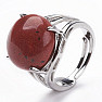 Red jasper ring adjustable size