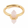 Ring for the witch Rose quartz