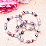 RB Design 163 pink-grey jadeite bracelet