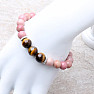 Rhodonite and tiger eye bracelet RB Design 45