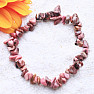 Rhodonite chopped bracelet