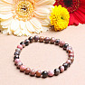 Rodonite bead bracelet 6 mm