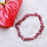 Tourmaline rubelite chopped bracelet