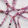 Ruby bracelet extra AA quality cut beads