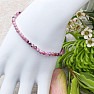 Ruby bracelet extra AA quality cut beads