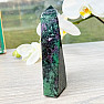 Ruby in zoisite spike - obelisk 10