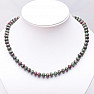 Ruby in zoisite roundel necklace