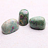 Ruby in fuchsite tumbled