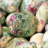 Ruby in fuchsite tumbled