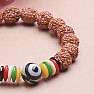 Rudraksha Bracelet with Dzi Bead