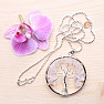 Rose quartz pendant Tree of Life