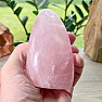 Rose quartz polished freeform Madagascar 1