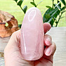 Rose quartz polished freeform Madagascar 1