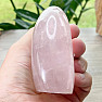 Rose quartz polished freeform Madagascar 2