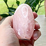 Rose quartz polished freeform Madagascar 3