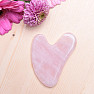 Gua sha from rosemary heart shape