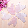 Gua sha from rosemary heart shape