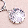 Keychain with rosary and tree of life