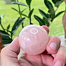 Polished rose quartz ball Madagascar 1