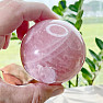 Polished rose quartz ball Madagascar 11