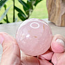 Polished rose quartz ball Madagascar 2