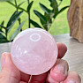 Polished rose quartz ball Madagascar 3