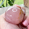 Polished rose quartz ball Madagascar 4