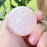 Polished rose quartz ball Madagascar 7