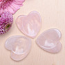 Rose quartz massage heart against stress