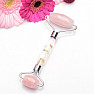 Rosehip massage roller with dried white flowers